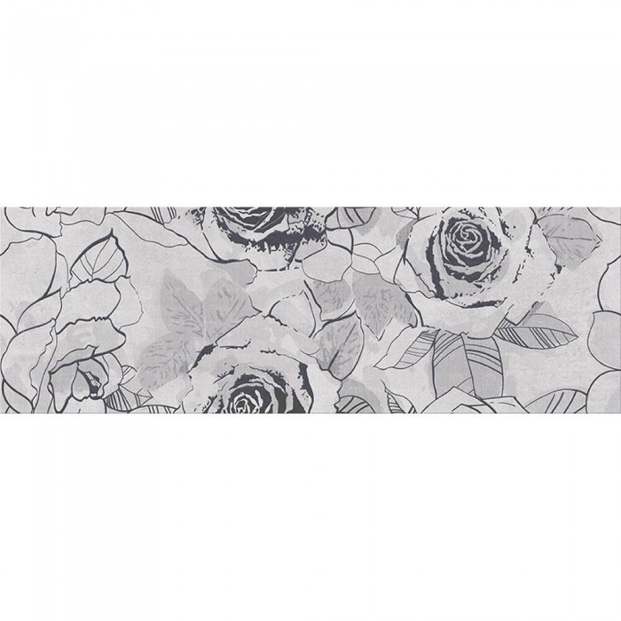 Плитка Cersanit Snowdrops INSERTO FLOWER 9×600×200 под бетон
