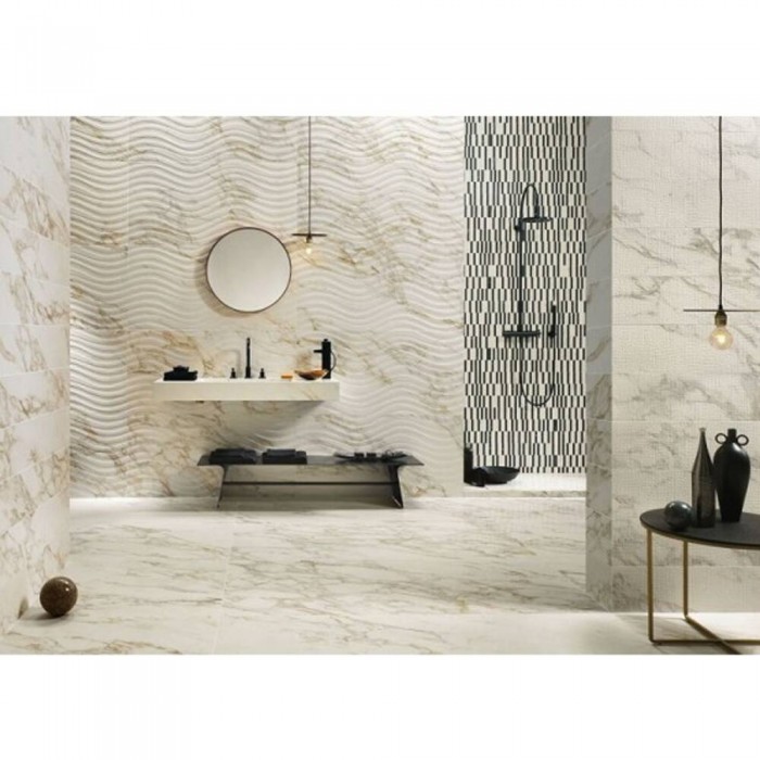 Керамогранит Impronta Marble Experience MB02BAL CALACATTA GOLD SQ.LAPP. 9×1200×600 под мрамор