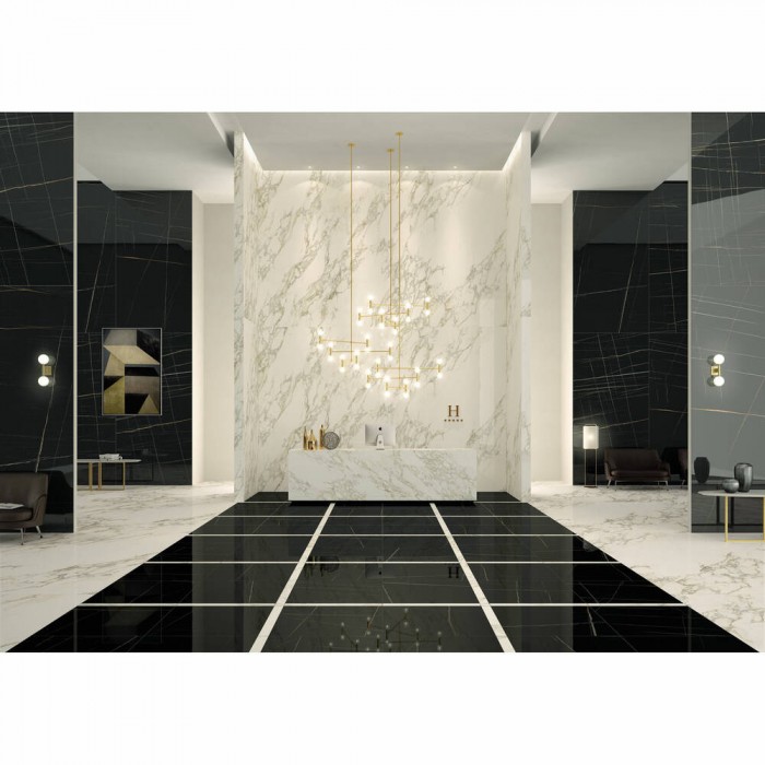 Керамограніт Italgraniti Marble Experience Mb04Bal Sahara Noir Sq.Lapp. 60x120 см
