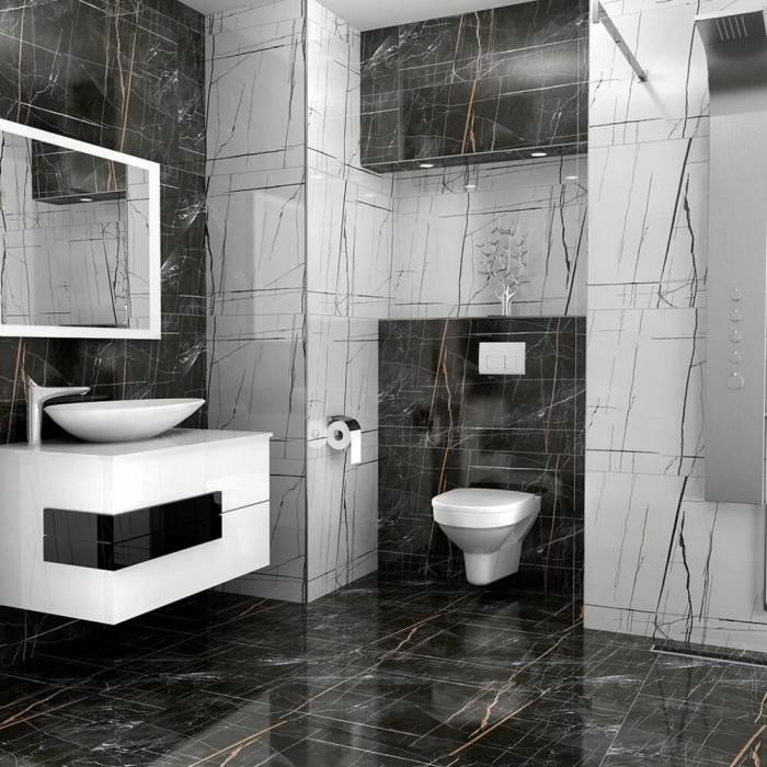 Керамограніт Termal Seramik Ponte Black Full Lapp 60x120 см