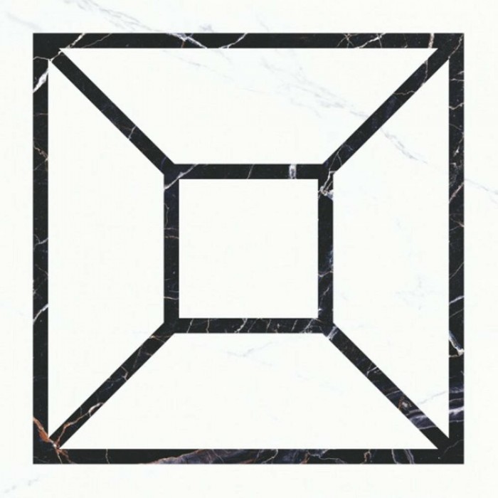 Керамогранит APARICI APUANE WHITE CENTRO PULIDO 7×894×894 под мрамор