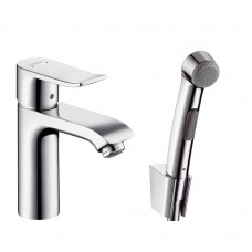 Змішувач для раковини Hansgrohe Metris 31285000 з гігієнічним душем