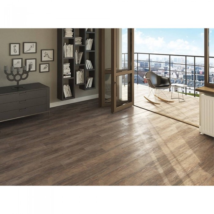 Керамогранит Cersanit Finwood BROWN 8×598×185 под дерево