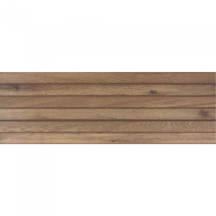 Плитка Lasselsberger Rako BASE WR1V5434 brown wood relief 10×898×298 под дерево
