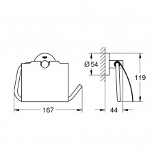 Набір аксесуарів Grohe Essentials 3 в 1 40407001 хром
