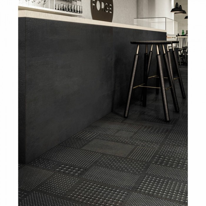 Керамограніт Novabell Forge Metal Frg-92Rt Dark Rett 60x120 см