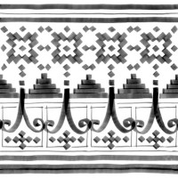 Керамогранiт Vives Vodevil Bellaria-2 Sombra 20x20 см