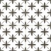 Напольная плитка Dual Gres Chic POOLE WHITE 10×450×450