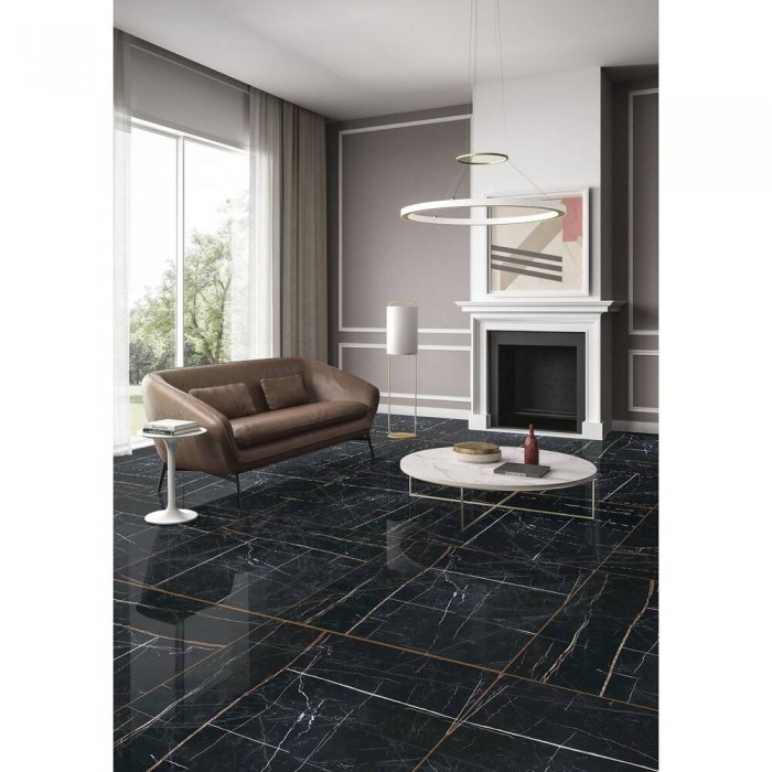 Керамограніт Termal Seramik Ponte Black Full Lapp 60x120 см