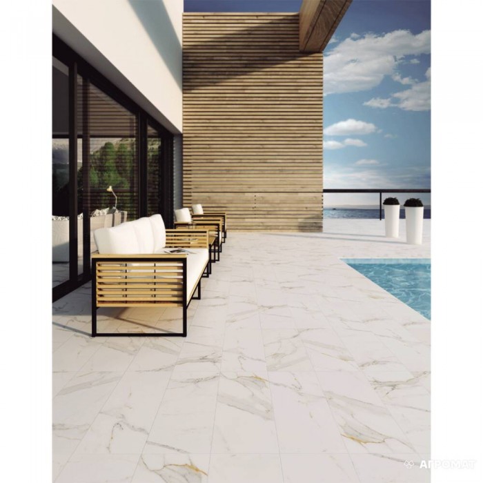 Клинкер EXAGRES Marbles CALACATA 10×665×330 под мрамор