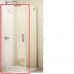 Душові двері Huppe Design Pure 8P0602.123.321 90х190 см розпашні
