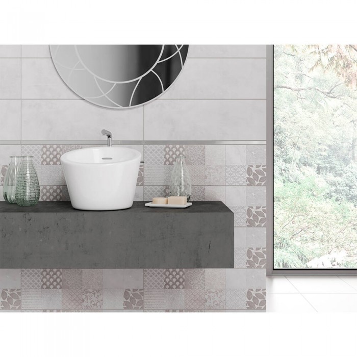 Плитка Cersanit Snowdrops LIGHT GREY 9×600×200 под бетон
