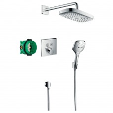 Душова система прихованого монтажу Hansgrohe Raindance Select E 27296000  з термостатом