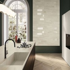 Керамограніт Italgraniti Lux Experience MW05EAM Calacatta Mont Blanc List.Mix Sq 20x120 см