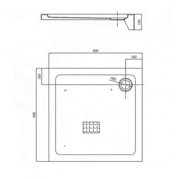 Поддон PRIMERA Frame STR1090