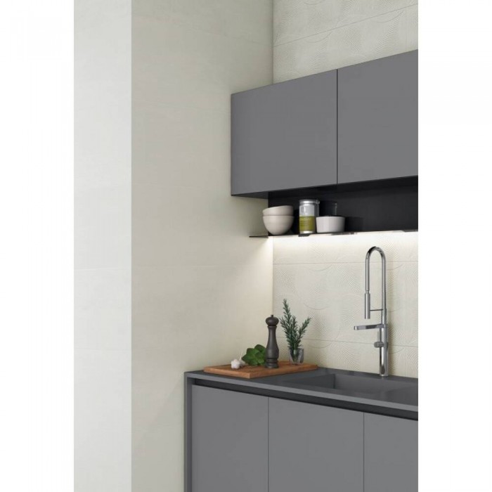 Плитка La Platera Metal White Twist 35x90 см