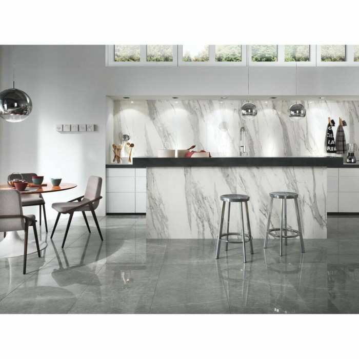 Керамограніт Novabell Imperial Imp-82Rt Calacatta Bianco Silk Ret 60x120 см