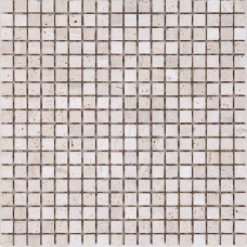 Мозаїка Mozaico De Lux K-Mos Travertino T.U. Bianco 30,5х30,5 см