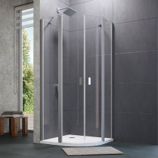Душові двері Huppe Desing Pure 8P1703.092.321 100х190 см розпашні (1 половина)