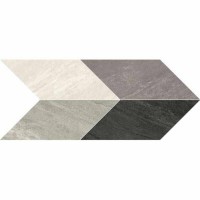 Керамограніт Novabell Allblack Alk1289 Alk Losanga Rett 19,5x58,5 см
