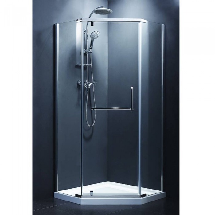 Душевая кабина Devit Comfort FEN0223 пятиугольная 100х100 см