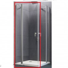 Душові двері Huppe Design pure 8P0703.092.321 100х190 см розпашні реверсивні