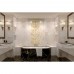 Напольная плитка GOLDEN TILE Saint Laurent белый 9A0510 10×607×607 под мрамор