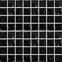 Мозаїка Mozaico De Lux T-Mos BG702-B (BG02) (L)Sparcle Black 30х30 см
