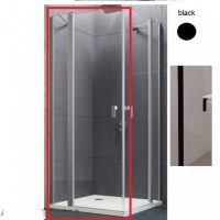 Душові двері Huppe Design pure 8P0703.123.321 1000х1900 см розпашні реверсивні