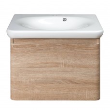 Тумба з раковиною Devit Fly new 0020120WO підвісна 60 см дуб