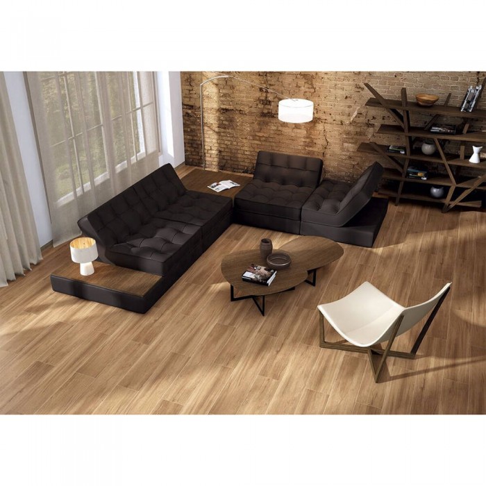 Керамограніт Alaplana Casterly P.E. Caoba 23x120 см