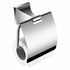 Тримач для туалетного паперу Devit Classic 6040151 з кришкою хром