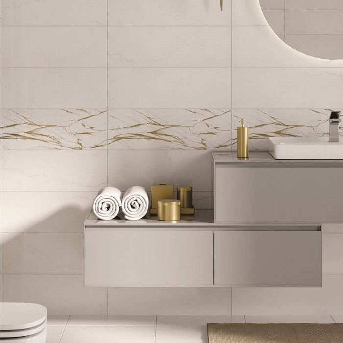 Плитка Cersanit MARIEL WHITE GLOSSY 9×600×200
