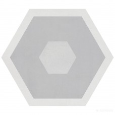 Керамограніт Geotiles Starkhex Starkdec Gris 25,8x29 см декор