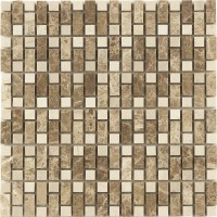 Мозаїка Mozaico De Lux Cl-Mos PMST34 Beige Stripe 30x30 см