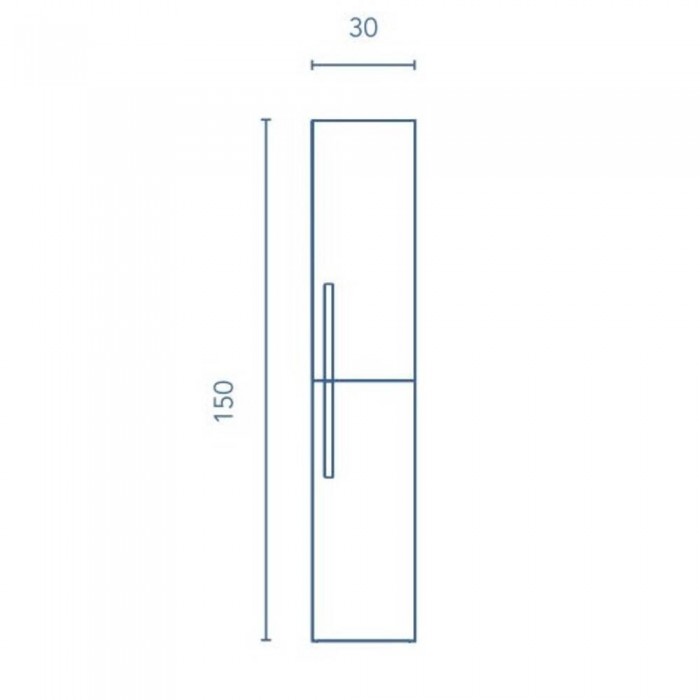 Пенал Royo Onix+ 125577 Columna підвісний білий