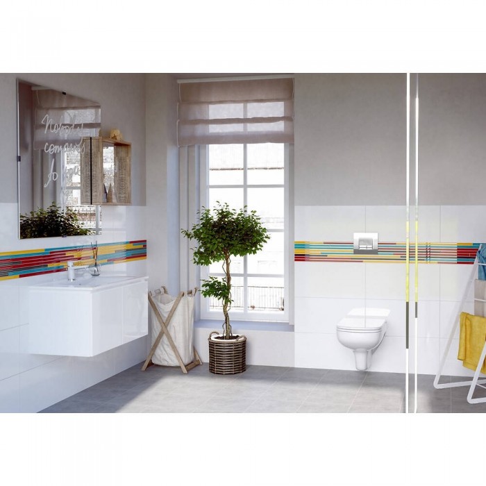 Плитка Opoczno Glass SILVER BORDER NEW фриз 8×600×20