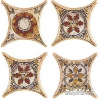 Вставка декоративна 4 Azulev Octogonal Estrella Tarancon Beige для підлоги 6,7x6,7 см