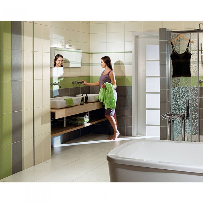 Плитка Lasselsberger Rako Vanity WATMB043 зелений 7×398×198