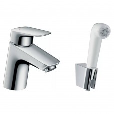 Змішувач для раковини Hansgrohe Logis 71290000 з гігієнічним душем