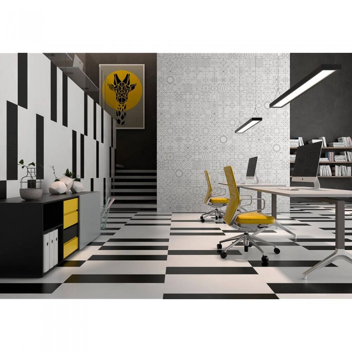 Керамограніт Geotiles Chess Blanco 22x85 см