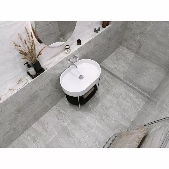 Керамогранит GOLDEN TILE MARMO MILANO сірий 8М2510