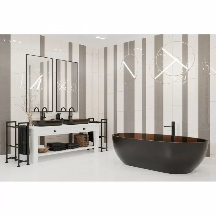 Плитка GOLDEN TILE Metrotiles METROTILES димчастий 46В061 8×200×100