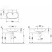 Плитка керамогранит Керамическая раковина 70 см Duravit Bathroom Foster 0419700000 для пола