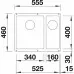 Мойка для кухни Blanco Subline 340/160-U (чаша слева) кофе  523557