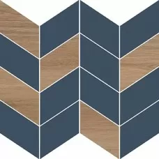 Плитка Opoczno LOVE YOU NAVY HALF MOSAIC SATIN под дерево