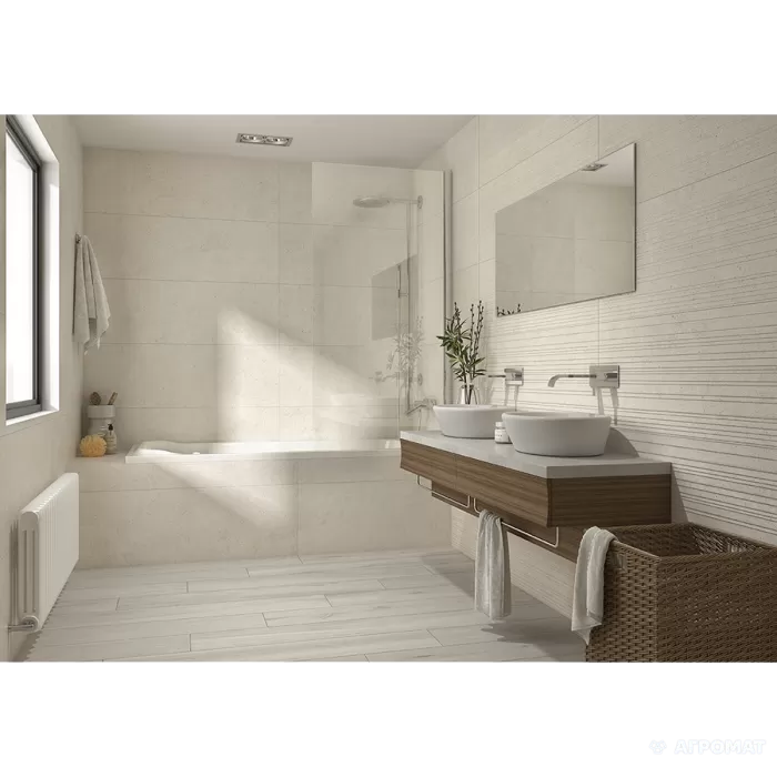 Керамогранит Rocersa Muse CREAM RC 7×1200×400 под камень