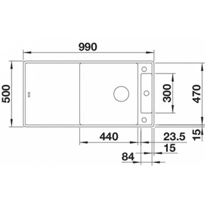 Мойка для кухни Blanco Axia III XL 6 S-F белый доска ясень 523523