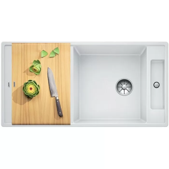 Мойка для кухни Blanco Axia III XL 6 S-F белый доска ясень 523523