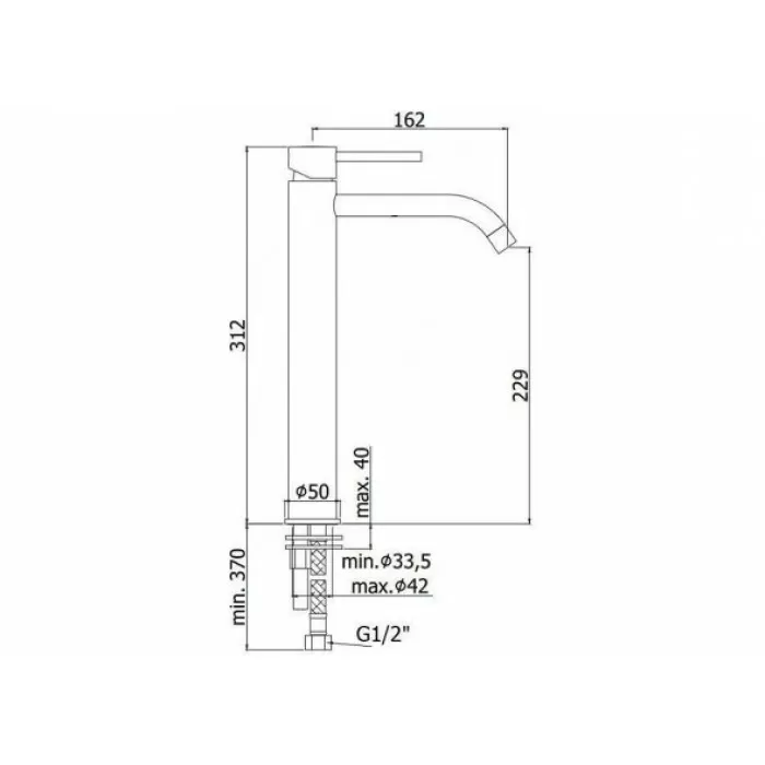 Смеситель для раковины Paffoni Light LIG081WG
